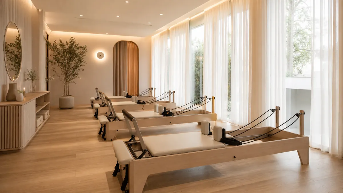 CORELINE PILATES 배포 사이트 대표 화면